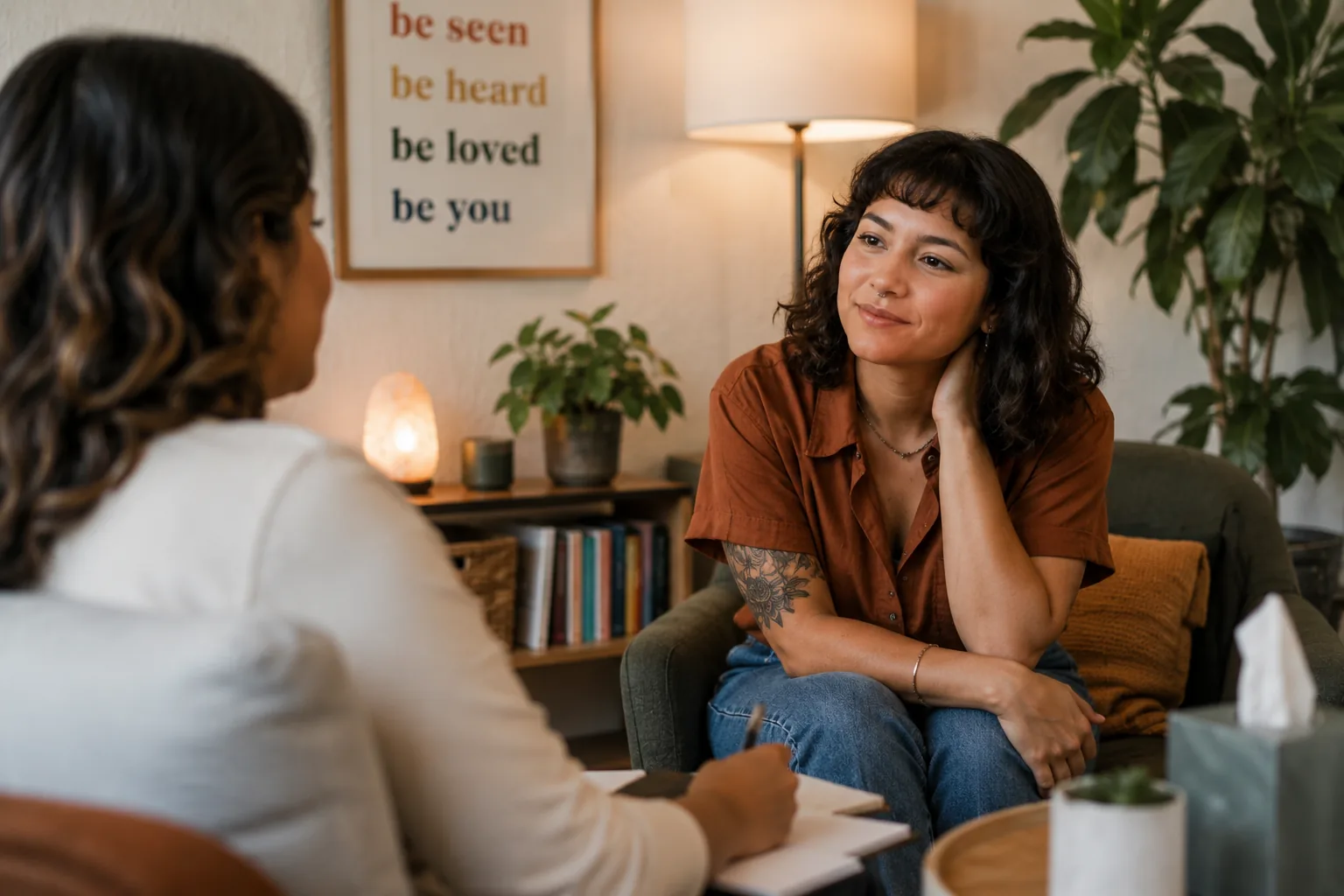 Fort Worth therapy for neurodivergent adults, teens, kids and their families, with couples work and virtual therapy across Texas at The Trinity.