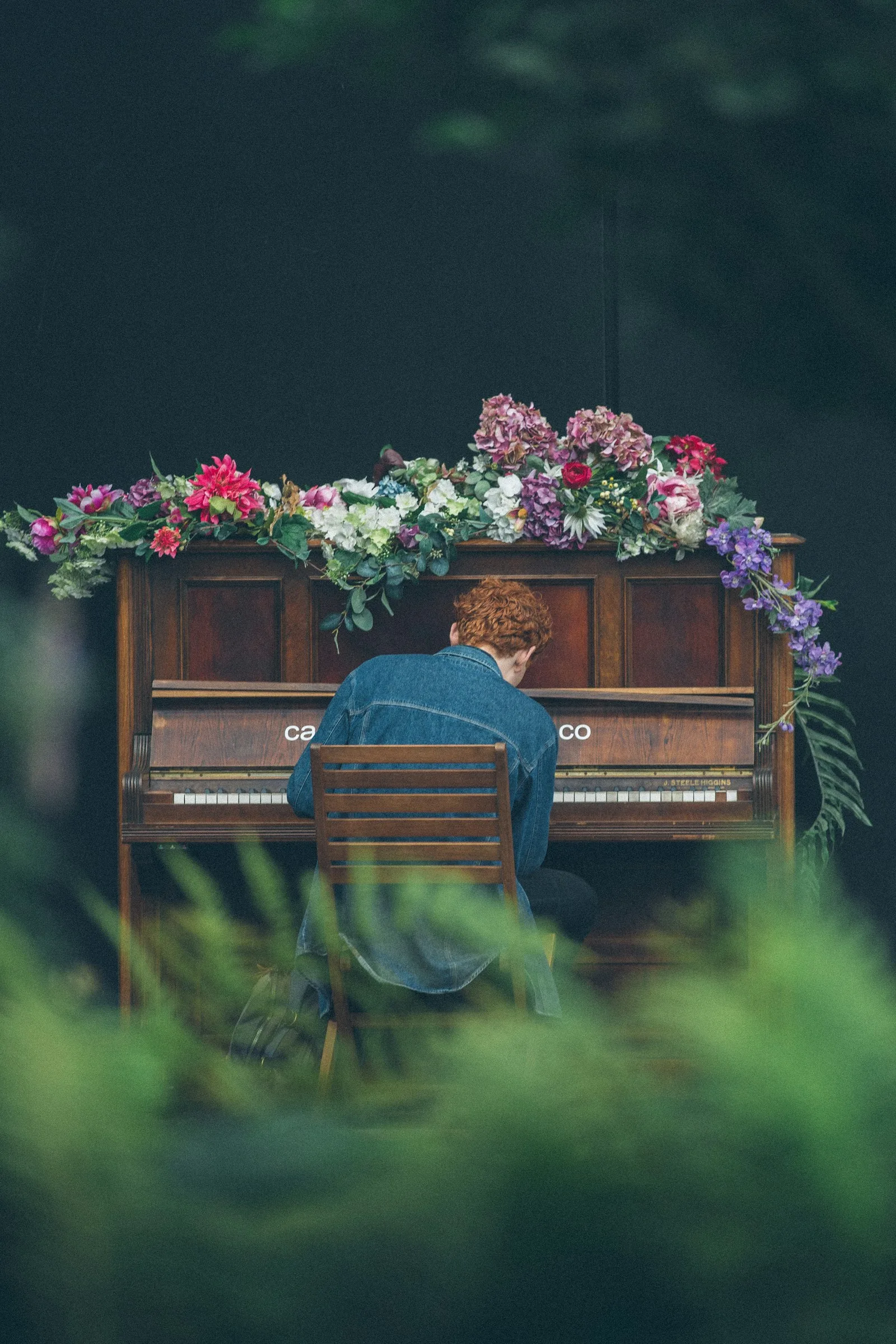 A music healing session at the piano, experiential healing at The Trinity A music healing session at the piano, experiential healing at The Trinity